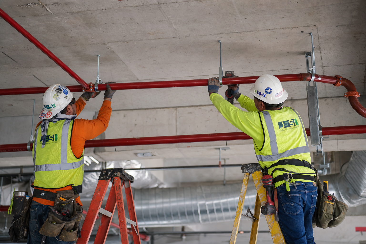 Fire system installation by certified engineers